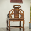 清 红木镶瘿木云纹扶手椅（一对） 商品缩略图3