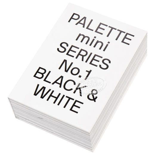 预售 【中商原版】调色板 迷你系列01：黑与白 英文原版 Palette Mini Series 01: Black & White 商品图2