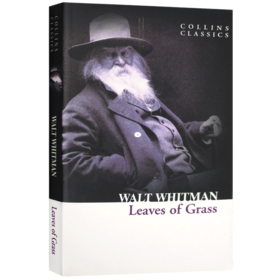 Collins正版 草叶集 英文原版 Leaves of Grass 英文诗歌 惠特曼浪漫主义诗集 全英文版 进口英语书籍