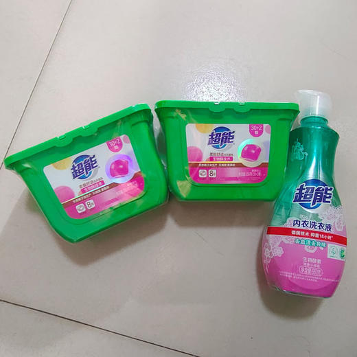 【59.9元/套】超能洗衣凝珠32颗*2+内衣洗860克（1001550） 商品图0