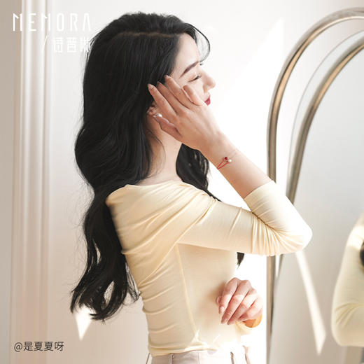 【积分抵值】时光印记系列桃花绳18K金珍珠/红玉髓手链红绳【生日会员】DBE00101/DBE00102 商品图6