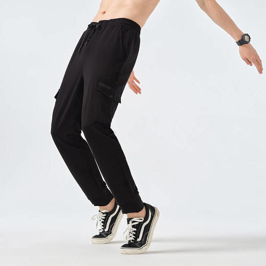 探路者卫裤22春夏男士户外 休闲透气长裤 抽绳百搭舒适旅行裤TAMK81569 商品图4