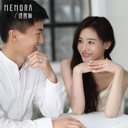 诗普琳珠宝拥爱系列18K金钻石情侣对戒DL0484&DL0485（其它圈号联系客服） 商品图4