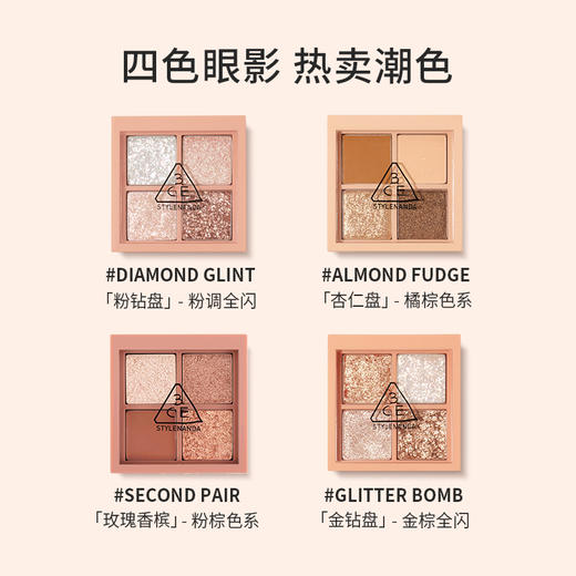 【中欧班列精选】3CE四色眼影盘 商品图4