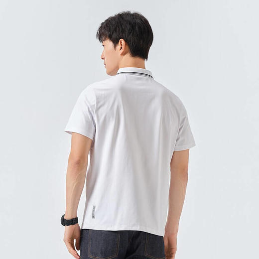 探路者速干T恤 22春夏户外男士吸湿透气排汗短袖 休闲百搭翻领T恤TAJK81607 商品图4