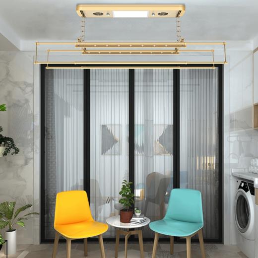 晾霸 HW30 高端智能云晾衣机 现代金（支持HUAWEI HiLink版） 商品图0