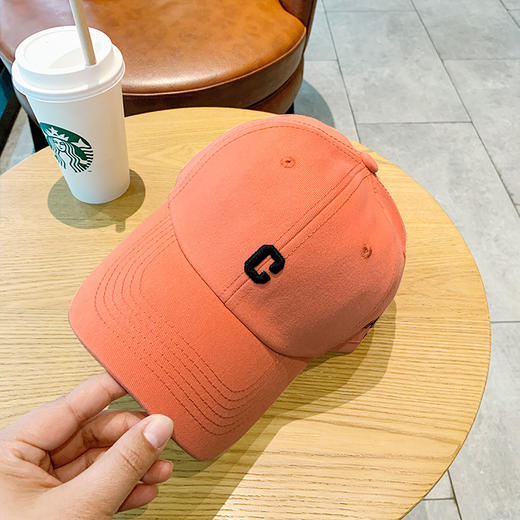 【38女神节大促】棒球帽女显脸小休闲ins小众白色字母春夏韩版百搭潮牌街头鸭舌帽 商品图5