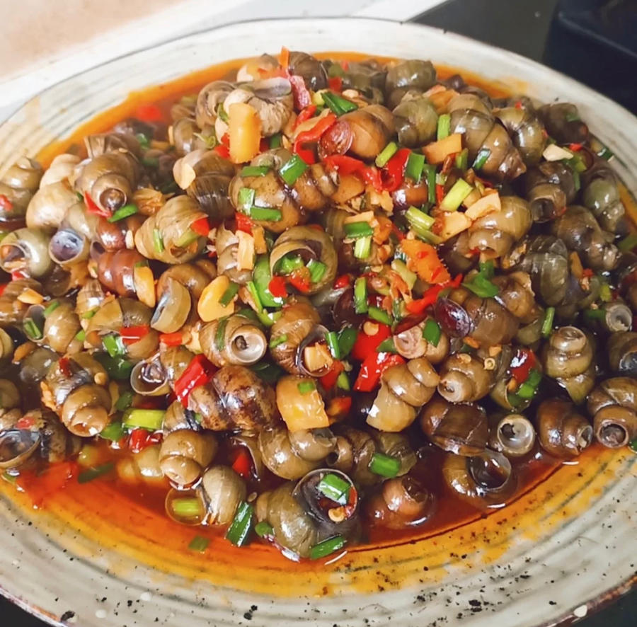 【活】青壳螺蛳500g已剪尾