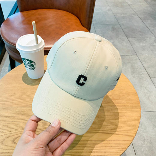 【38女神节大促】棒球帽女显脸小休闲ins小众白色字母春夏韩版百搭潮牌街头鸭舌帽 商品图7