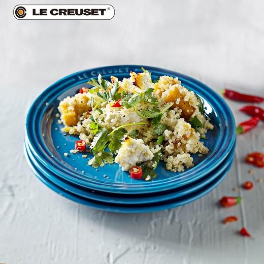 酷彩le creuset炻瓷盘彩虹盘套装盘子餐具圆盘平盘六件套23cm 商品图0