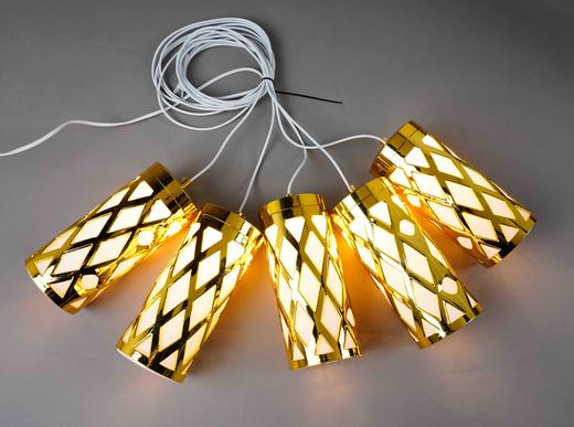 5头直筒网纹吊灯（运费自理） 商品图0