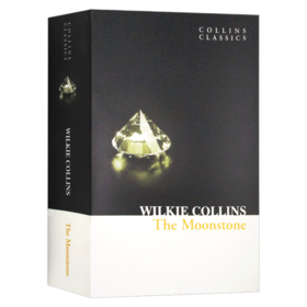 Collins月光宝石 英文原版书 The Moonstone 月光石 英文版 经典小说 柯林斯经典文学 Wilkie Collins 进口英语书籍