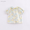 马克珍妮夏装新款 女童花卉泡泡袖纯棉小衫220901 商品缩略图1