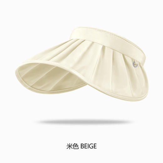 【防晒指数UPF50+】春夏新款防晒遮阳帽女士 户外大帽檐空顶帽百搭贝壳帽子 商品图7