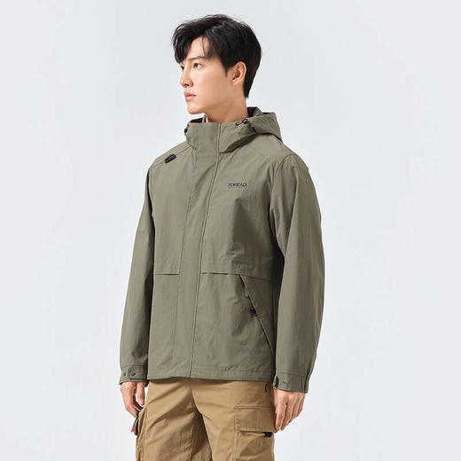 探路者旅行外套22年男式春夏户外透气休闲登山跑步运动骑行TAEK81505 商品图2