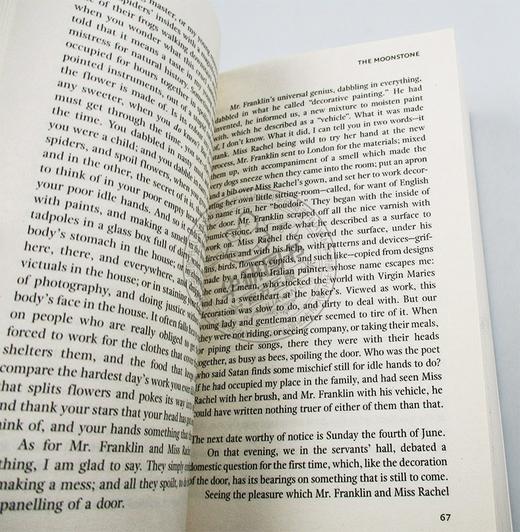 Collins月光宝石 英文原版书 The Moonstone 月光石 英文版 经典小说 柯林斯经典文学 Wilkie Collins 进口英语书籍 商品图1