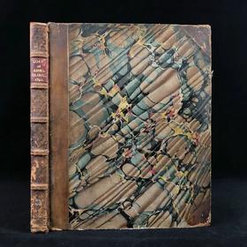 1792年 格洛斯特纹章图集 62页原品版画插图 真皮精装大16开