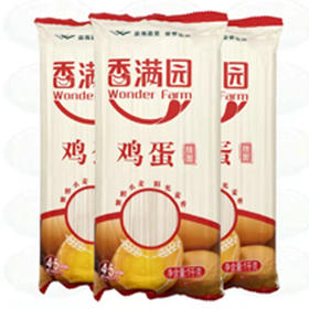 【8.9元2包】香满园鸡蛋挂面1000g（0100182）