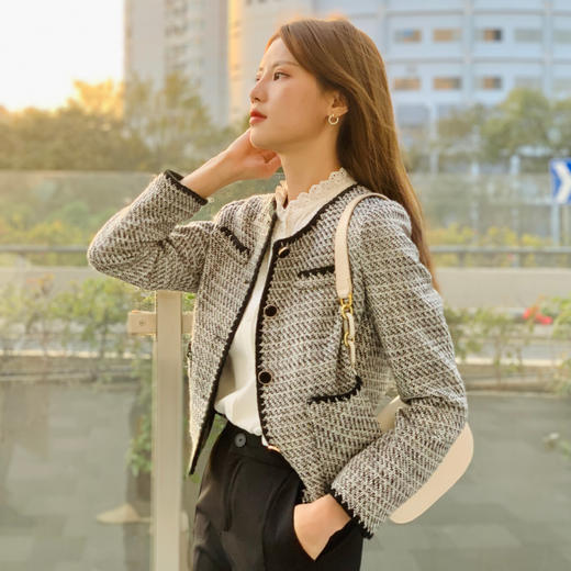 【百图lulu定制】【小香风外套】清新 雅致 外套 商品图3