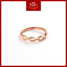 【宏艺珠宝】梦绕指柔·18K金戒指