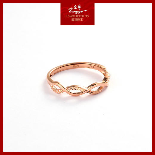 【宏艺珠宝】梦绕指柔·18K金戒指 商品图0