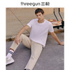 Threegun三枪 【水柔棉】圆领男士短袖T恤打底衫-23033A011 商品缩略图4