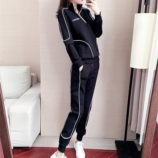 裁缝学苑AQ14 运动套装服装纸样 女装卫衣裤子样板新款打版裁剪图 商品图2