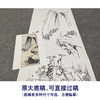 张大千竖幅工笔山水人物白描底稿《看山图》临摹勾线高清打印稿QD11 商品缩略图1