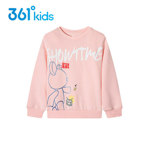 小361女童针织卫衣儿童套头上衣2022春季新款中大童k62213302 商品图1