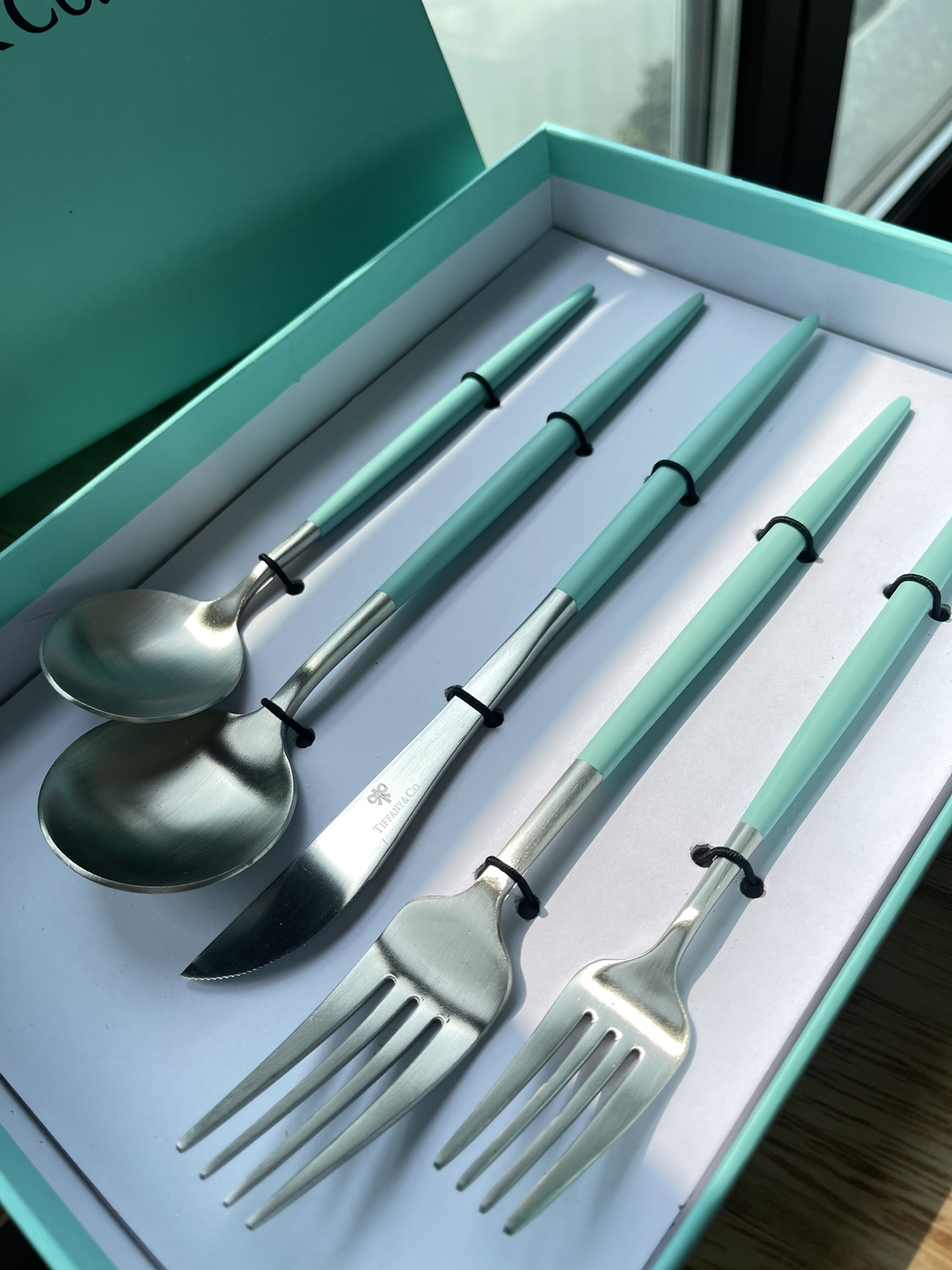 蒂芙尼 西餐刀叉勺餐具套装