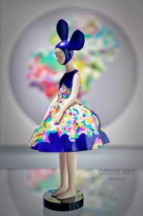 叠山蓝-然女孩-陈欣