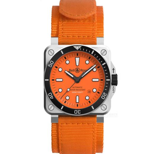 Bell & Ross 柏莱士 INSTRUMENTS系列 BR0392-D-0-ST/SRB 潜水休闲腕表 商品图3