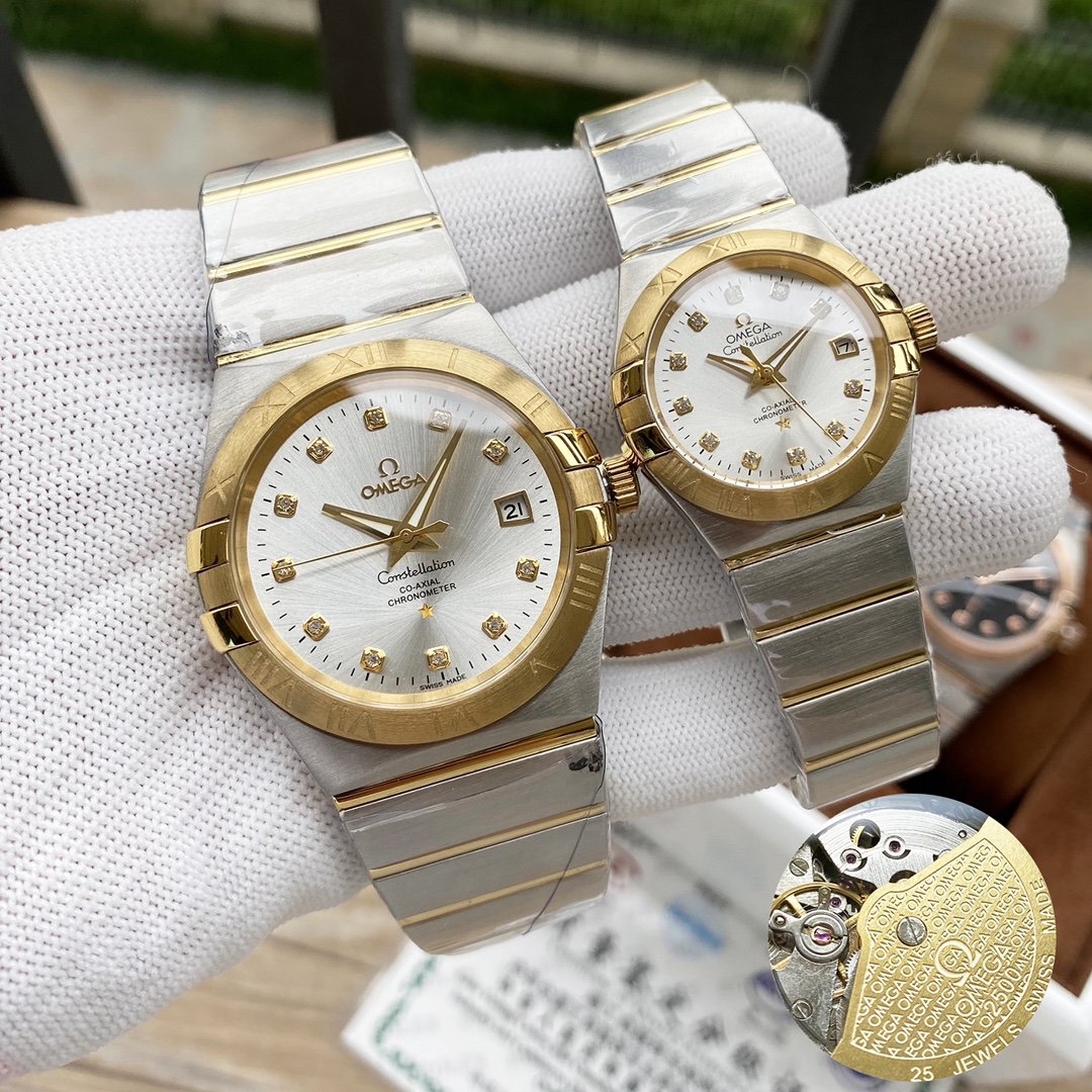 欧米茄 omega omega 传奇对表 经典永恒 双鹰系列 精品情侣对表 腕表