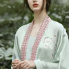 Solo seta真丝睡袍女士22姆米重磅桑蚕丝晨袍中长款浴袍睡衣秋冬 商品缩略图4