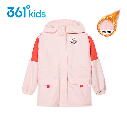 小361女童梭织加厚外套儿童加绒外衣防风2022春季新款K62213609 商品图1