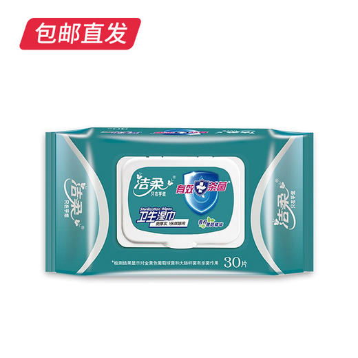 洁柔 卫生湿巾(C&S)加厚 80片*1包（包邮直发） 商品图0