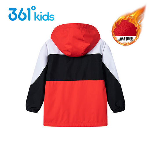 小361男童梭织加厚外套儿童加绒外衣学生2022春季新款k52213604 商品图2
