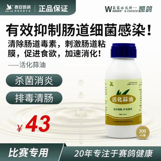 凯鸽鸽药【活化蒜油200ml】有效抑制肠道细菌感染‼ 商品图0