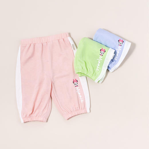 迪士尼夏季新品清爽空调裤女童七分裤 商品图1