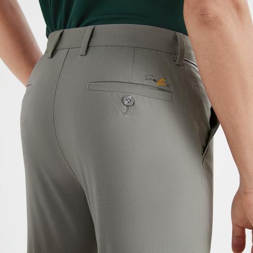 【特价】柒牌休闲长裤男中青年商务修身春夏新款字母绣花直筒男裤子潮	122H70660 商品图3