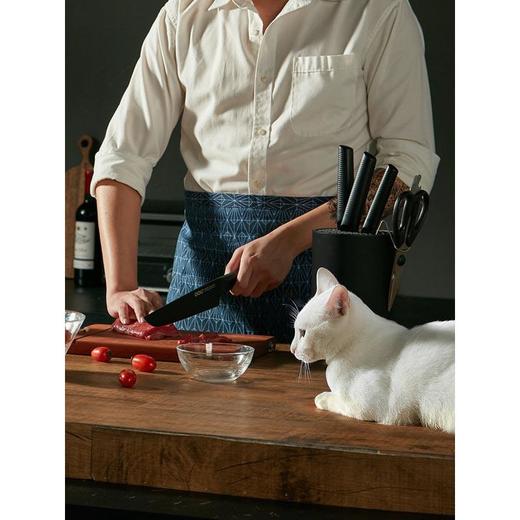 OOU全套厨房刀具套装菜刀家用黑鲨德国进口不锈钢七件套家用黑鲨 商品图3