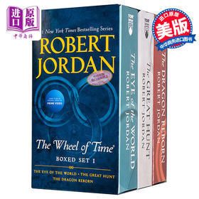 预售 【中商原版】时光之轮1 3盒装 英文原版 Wheel of Time Premium Boxed Set I Books 1 3 Robert Jordan