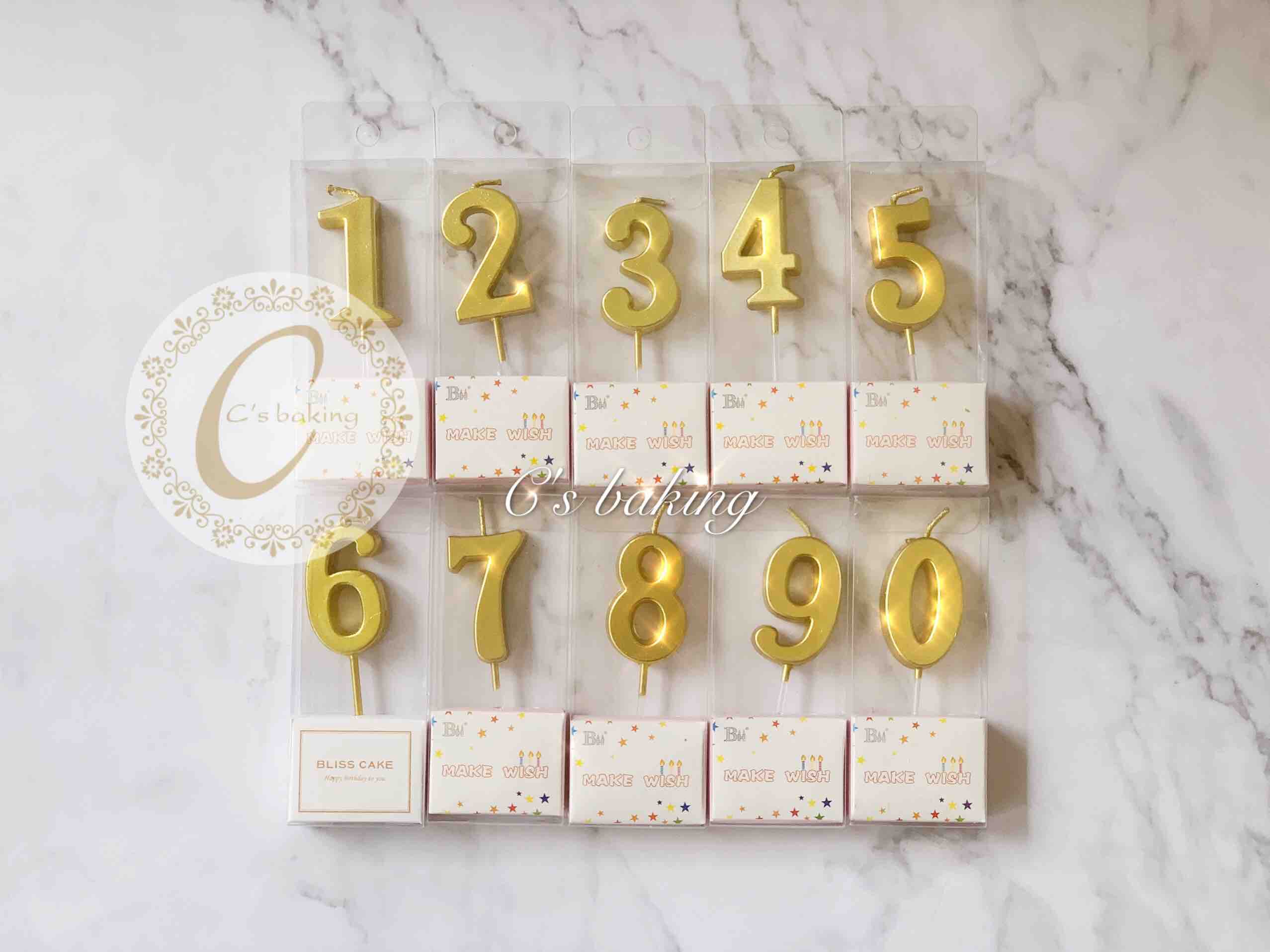 数字蜡烛 1个（与蛋糕配套出售）