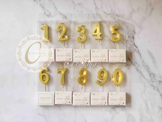 数字蜡烛 1个（与蛋糕配套出售） 商品图0