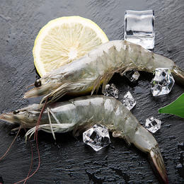 皇冠盐冻大号南美白虾1.65kg/盒（30/40），无冰板，不包冰