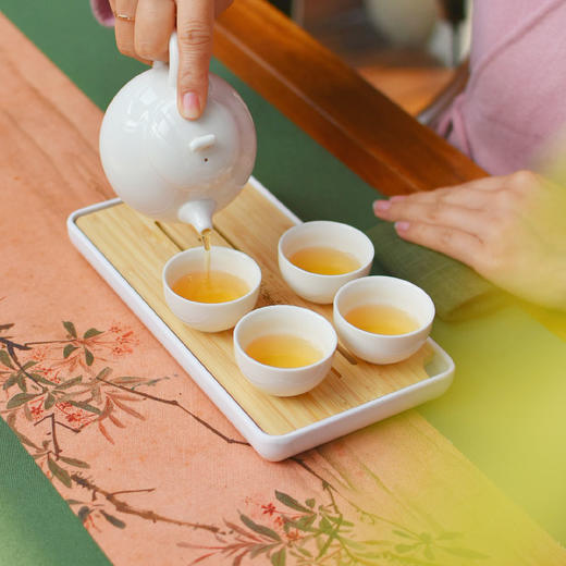 羽诗制造出品 月湖·花溪桥茶具套装宁波元素旅行茶具套装 商品图0