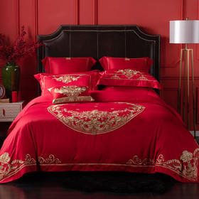 多喜爱-婚庆新绒棉八件套〈凤凰于飞〉