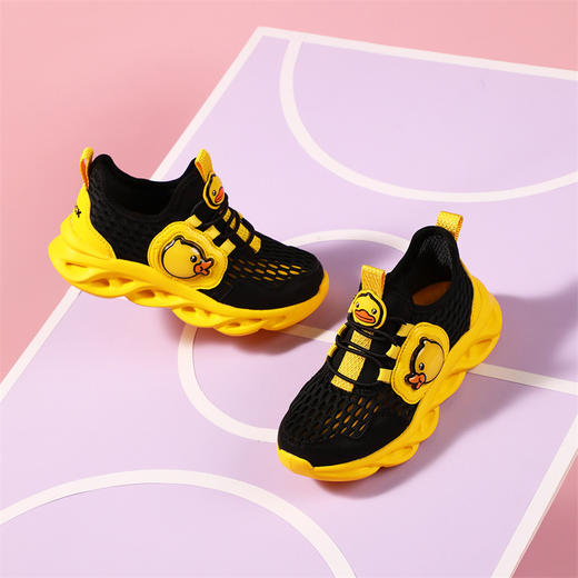 B.Duck小黄鸭童鞋夏季儿童运动鞋26-37 B1383045 商品图3