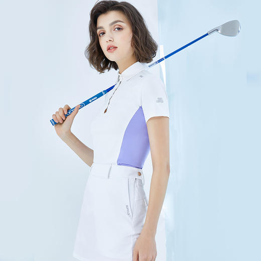 Supield素湃全波段防晒高尔夫POLO衫女户外翻领短袖T恤夏季防蚊虫 商品图4