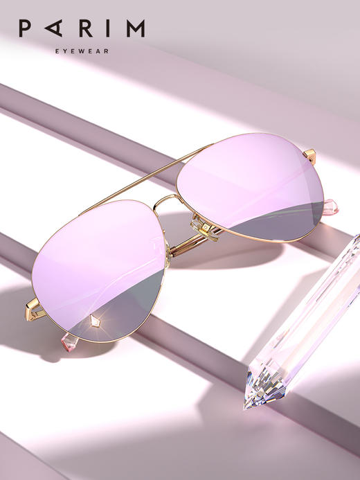 【派丽蒙】 新款GM大框百搭偏光墨镜（情侣款） 商品图2